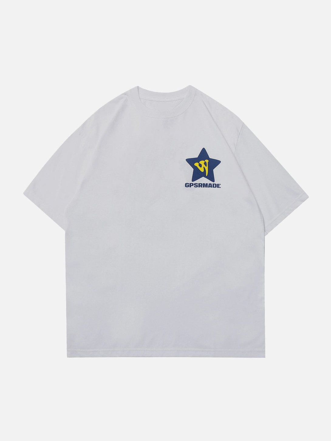 Helmiss - Star Print Tee- Streetwear Fashion - helmiss.com