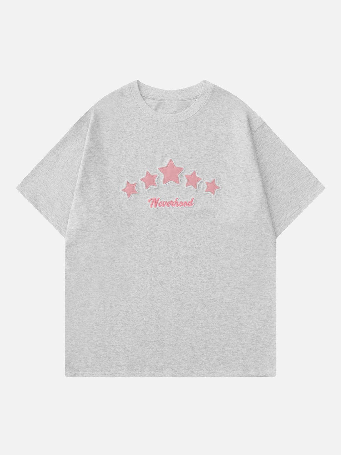 Helmiss - Star Print Tee- Streetwear Fashion - helmiss.com