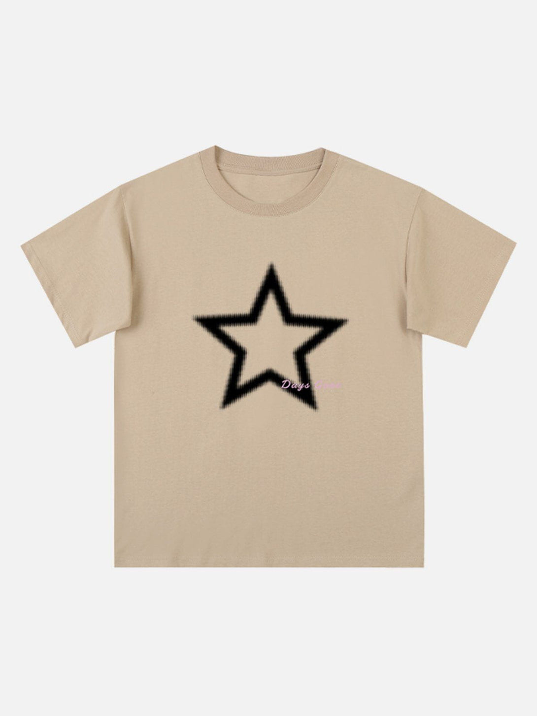 Helmiss - Star Print Tee- Streetwear Fashion - helmiss.com