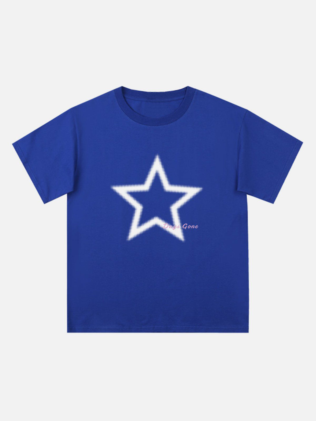 Helmiss - Star Print Tee- Streetwear Fashion - helmiss.com