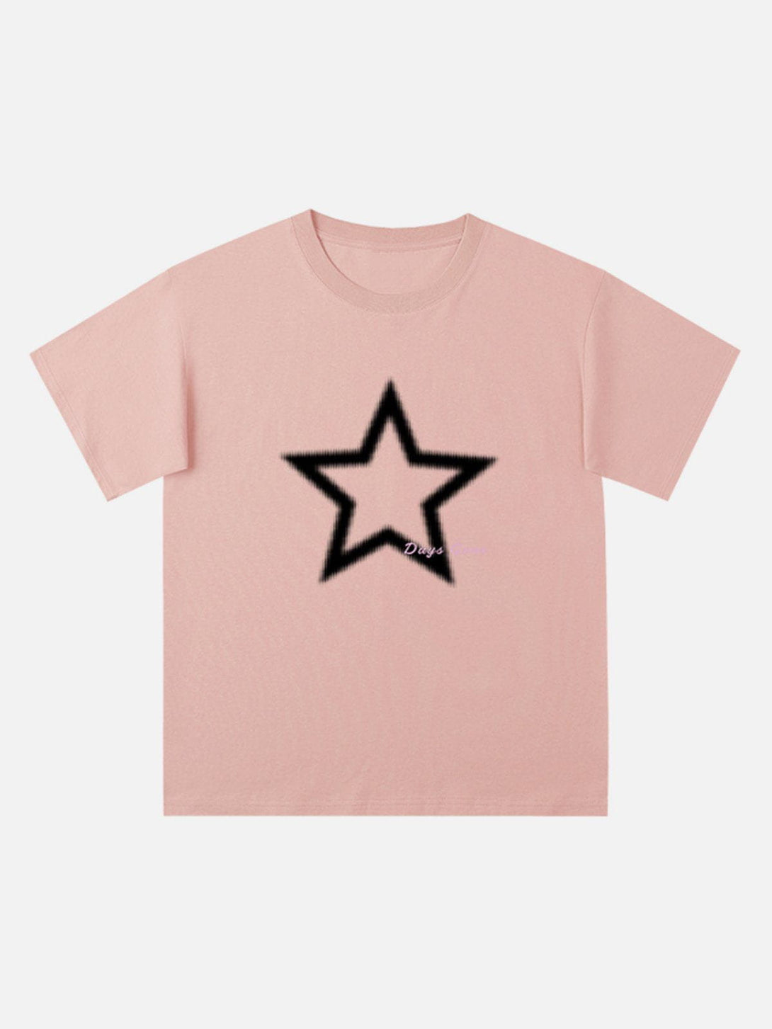 Helmiss - Star Print Tee- Streetwear Fashion - helmiss.com