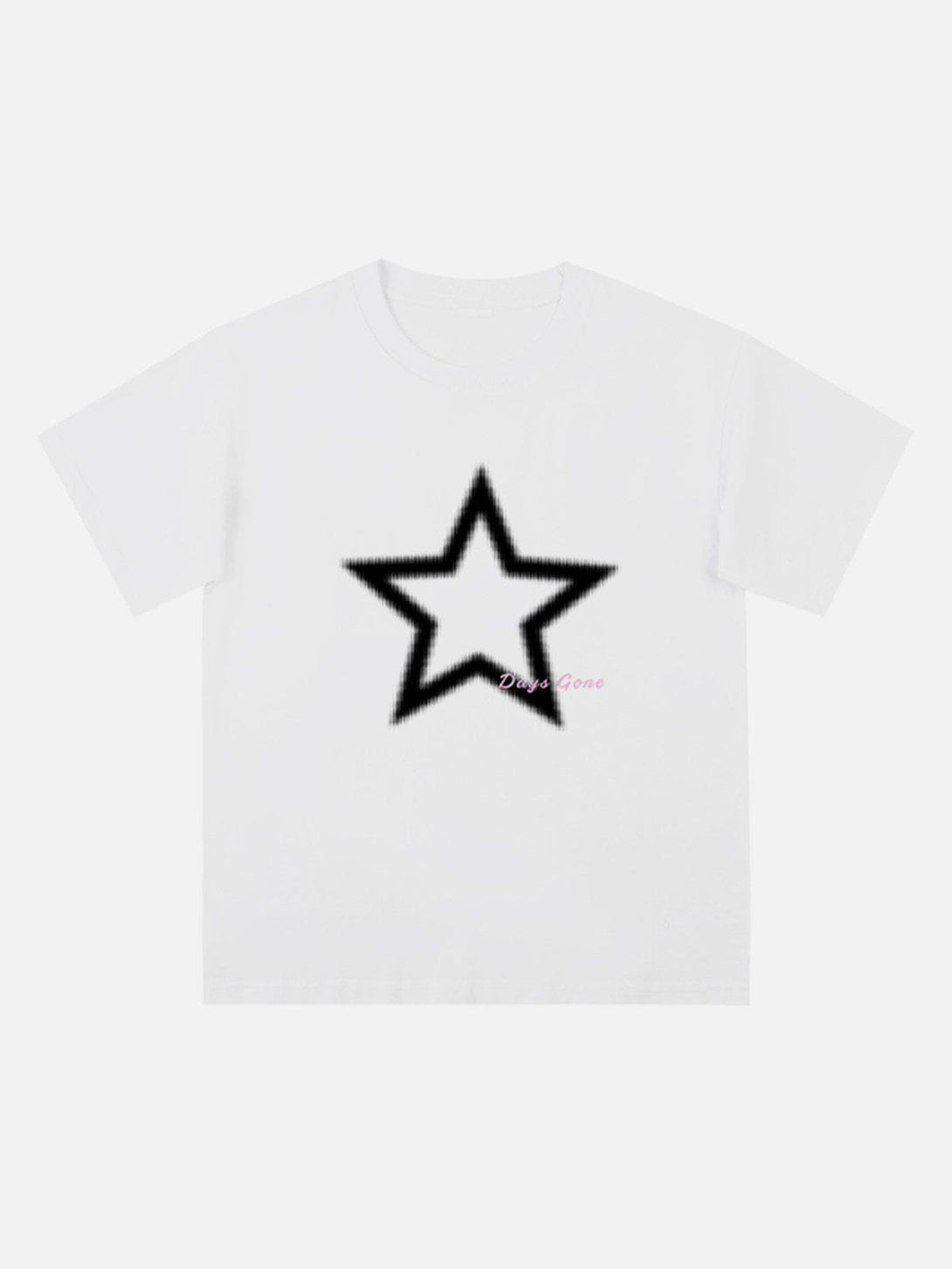 Helmiss - Star Print Tee- Streetwear Fashion - helmiss.com