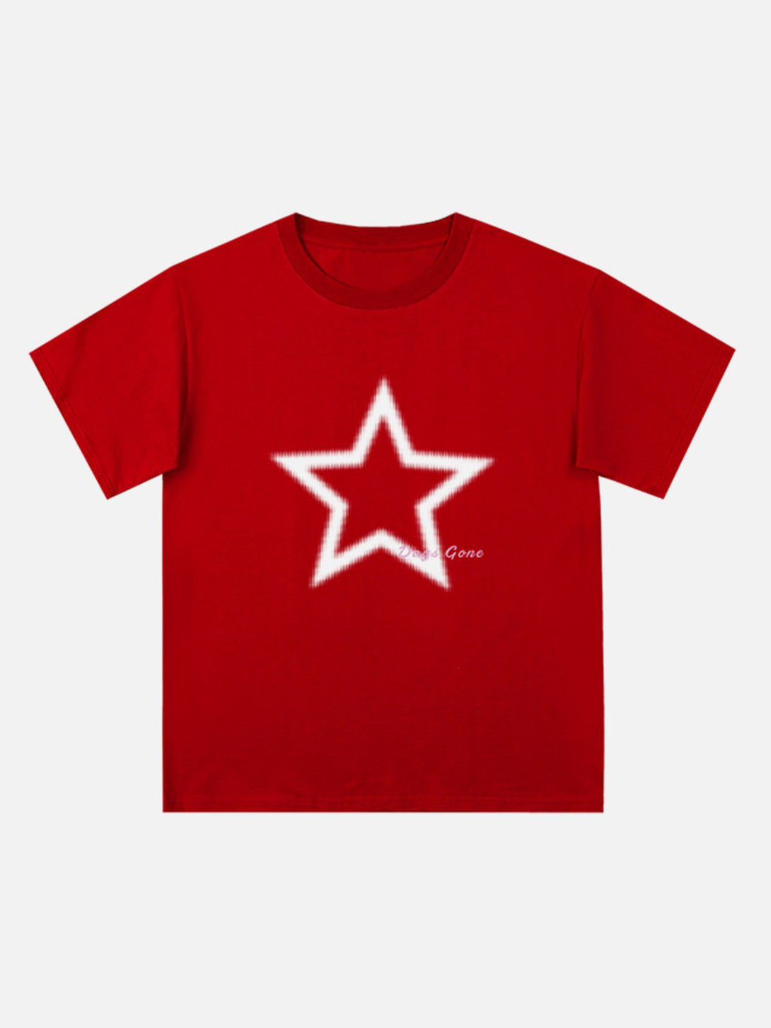 Helmiss - Star Print Tee- Streetwear Fashion - helmiss.com