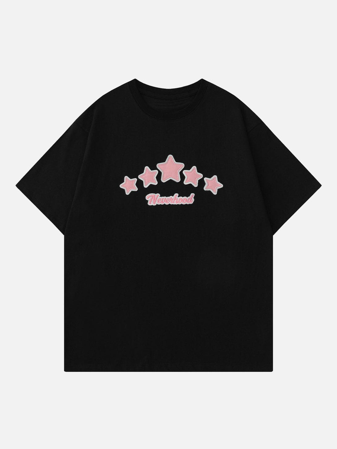 Helmiss - Star Print Tee- Streetwear Fashion - helmiss.com