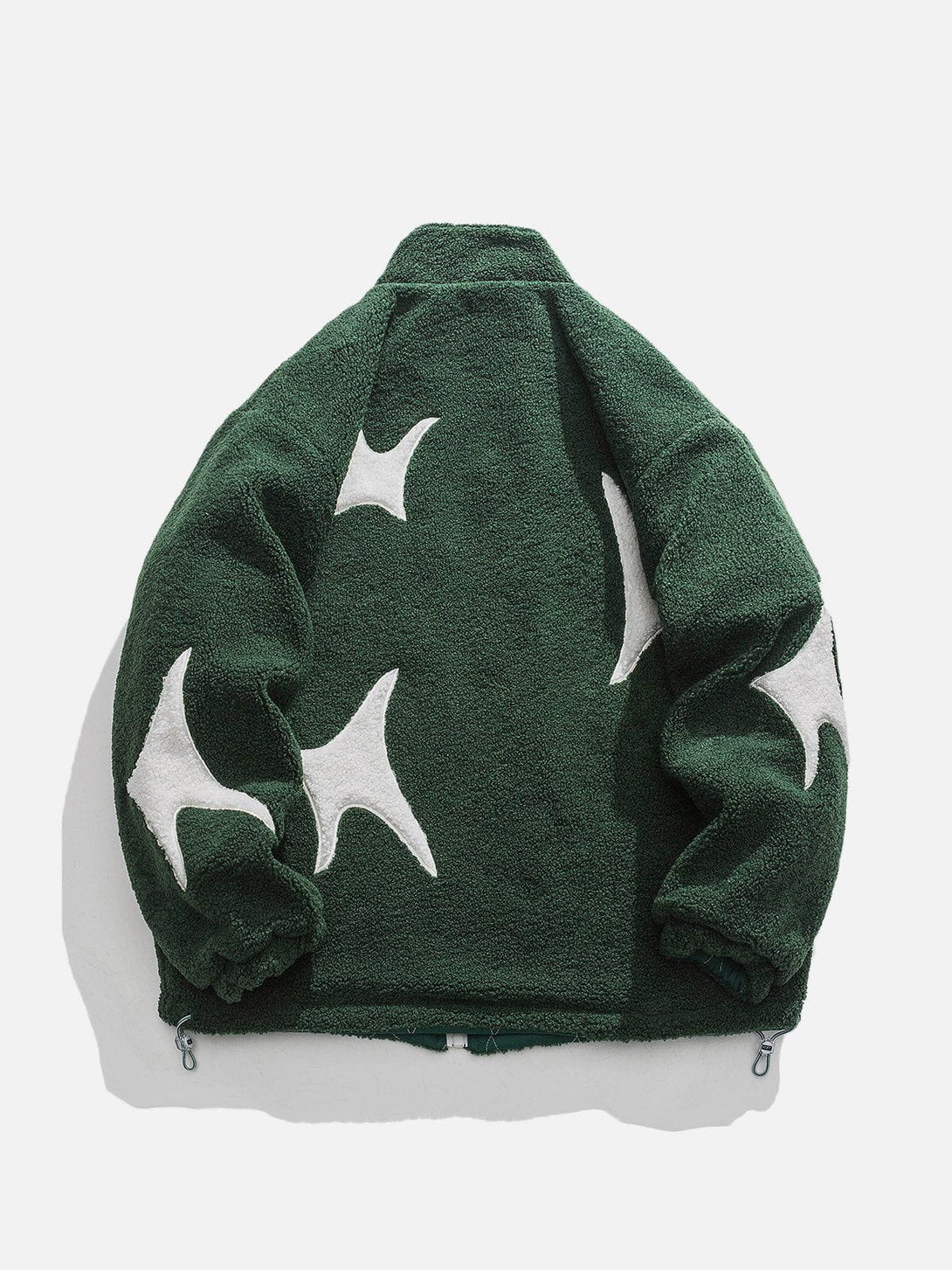 Helmiss - Stars Reversible Sherpa coat- Streetwear Fashion - helmiss.com