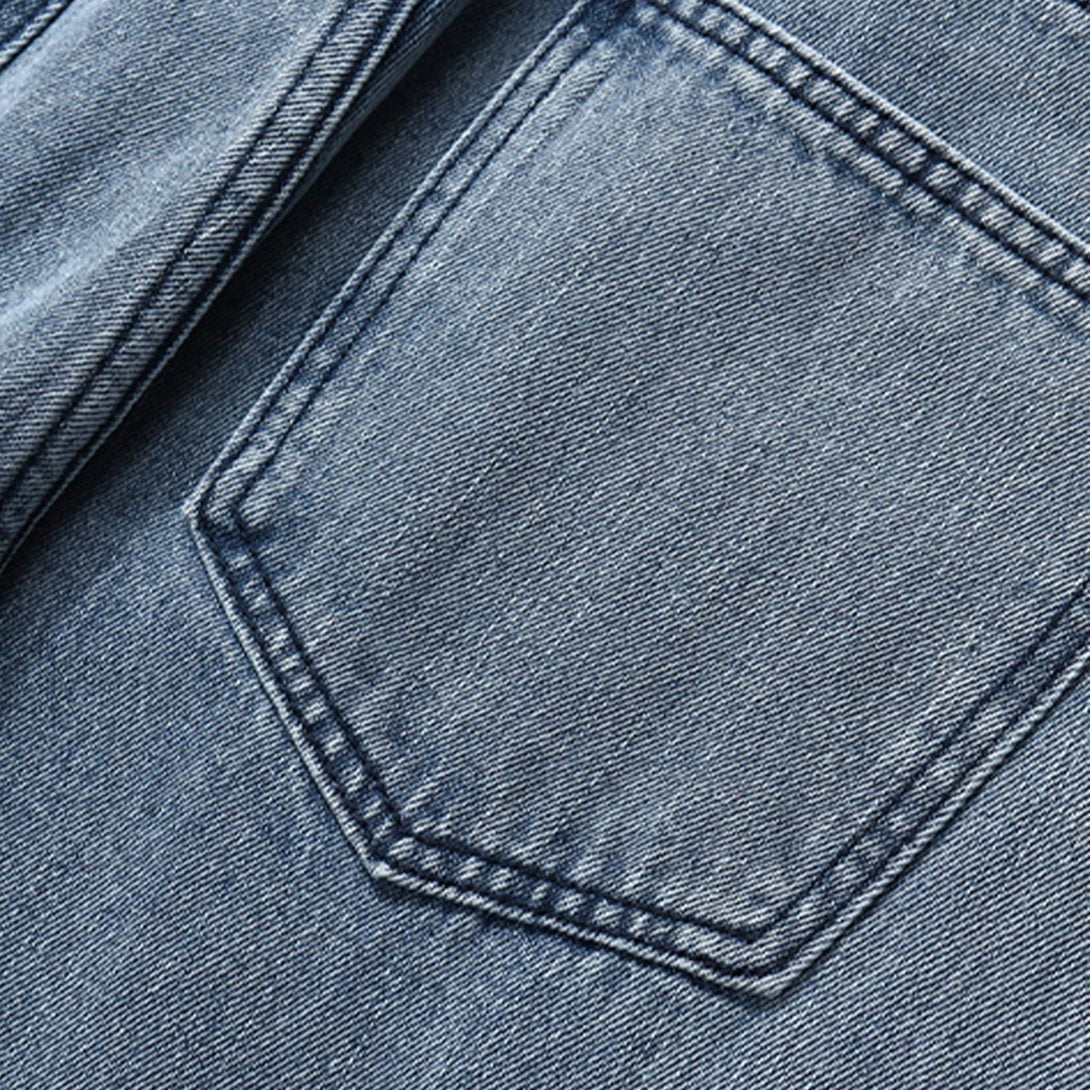 Helmiss - Stitching Jeans- Streetwear Fashion - helmiss.com