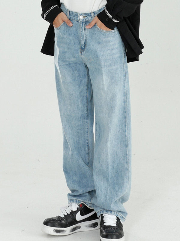 Helmiss - Straight Casual Jeans- Streetwear Fashion - helmiss.com