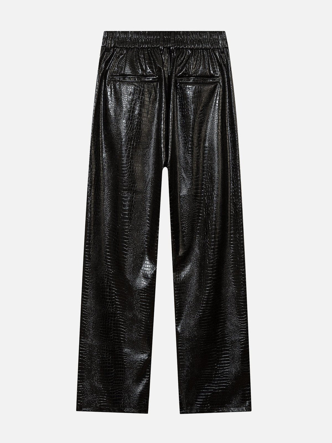 Helmiss - Straight Leather Pants- Streetwear Fashion - helmiss.com