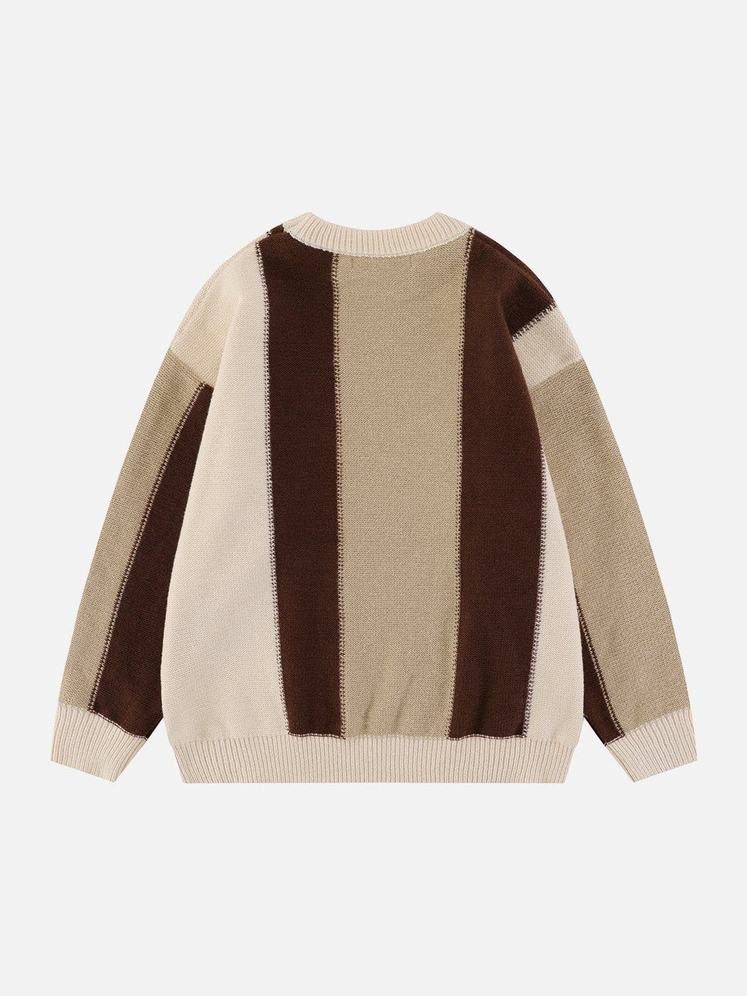 Helmiss - Stripe Clashing Colors Sweater- Streetwear Fashion - helmiss.com