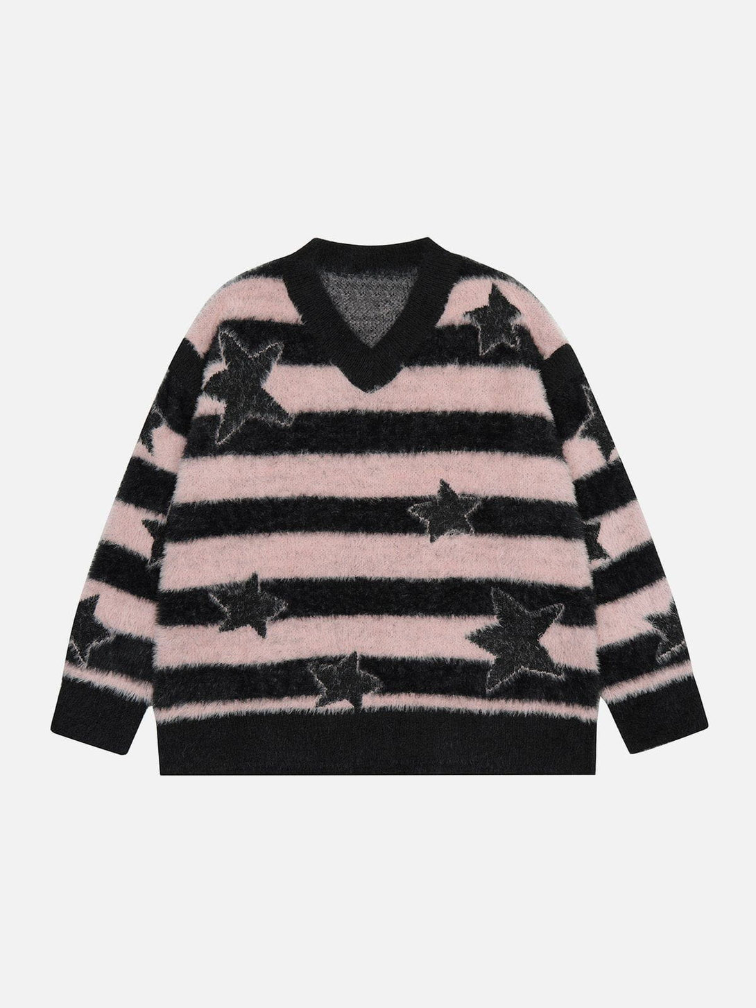 Helmiss - Stripe Star Sweater- Streetwear Fashion - helmiss.com