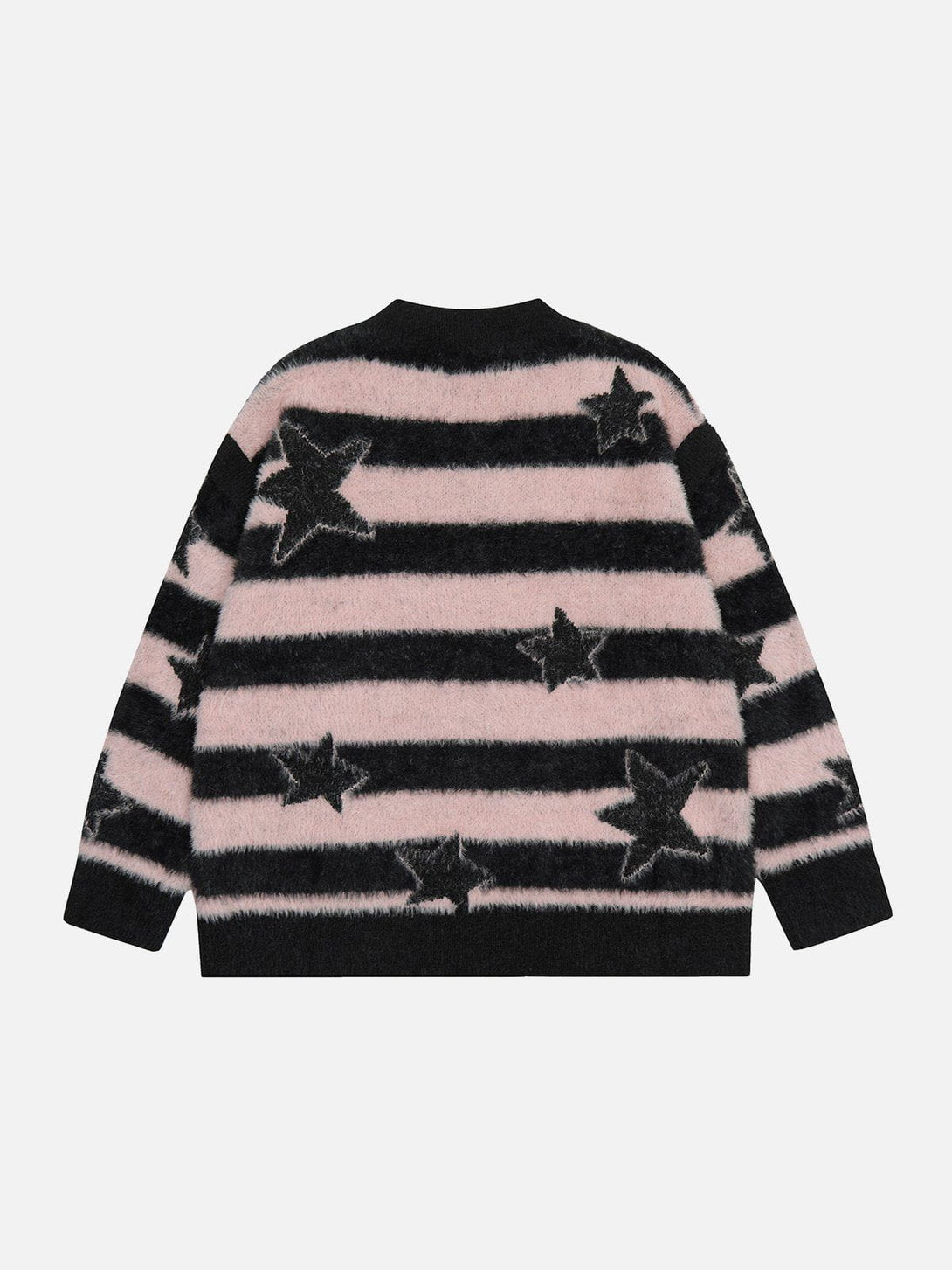 Helmiss - Stripe Star Sweater- Streetwear Fashion - helmiss.com