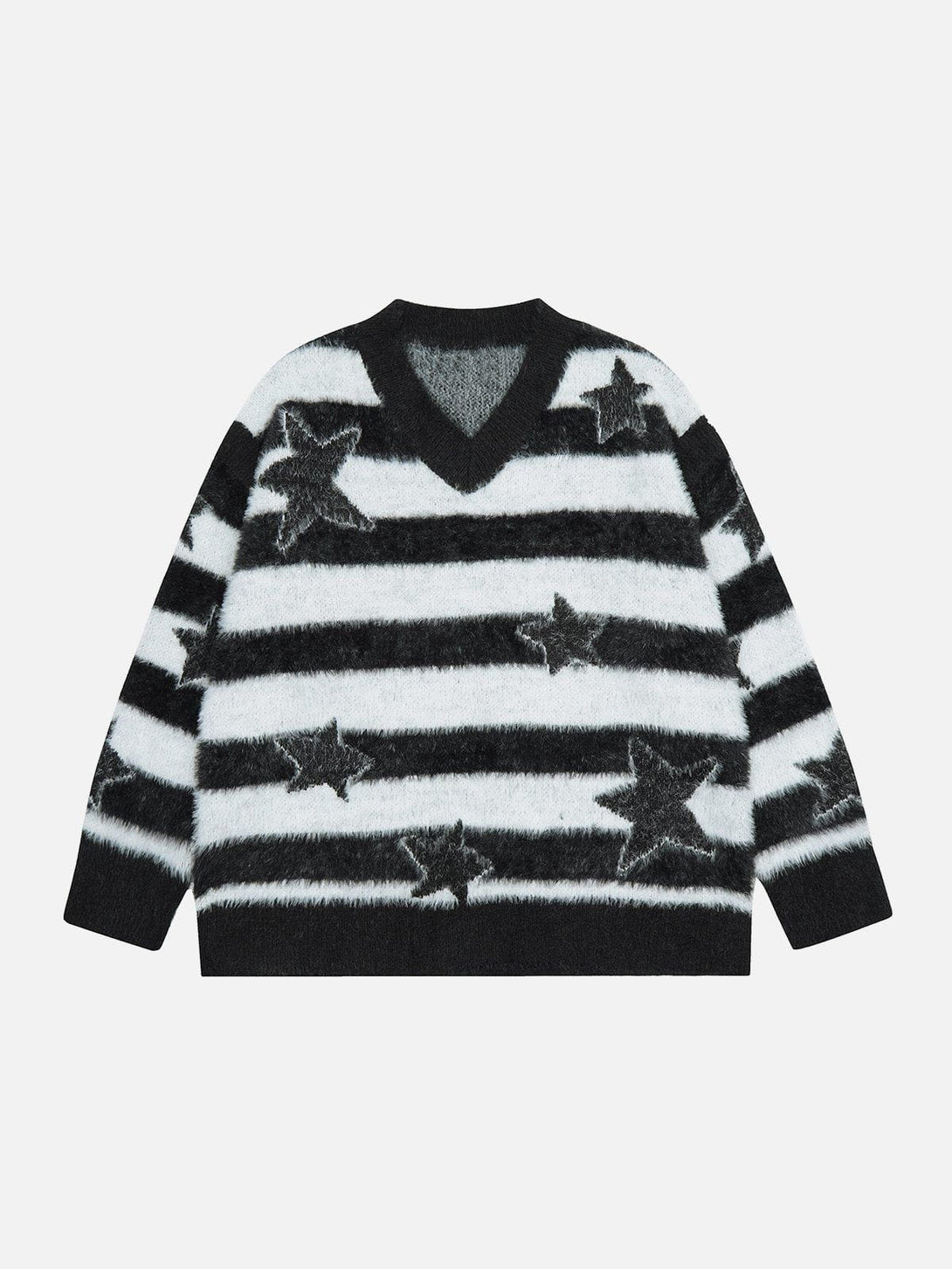 Helmiss - Stripe Star Sweater- Streetwear Fashion - helmiss.com