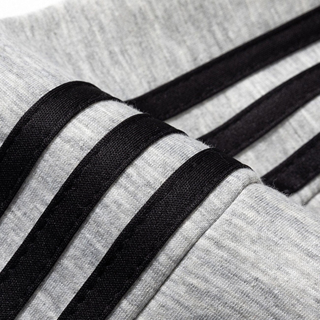 Helmiss - Stripe Sweatpants- Streetwear Fashion - helmiss.com