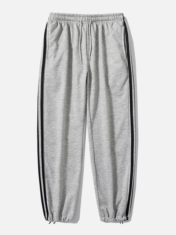 Helmiss - Stripe Sweatpants- Streetwear Fashion - helmiss.com