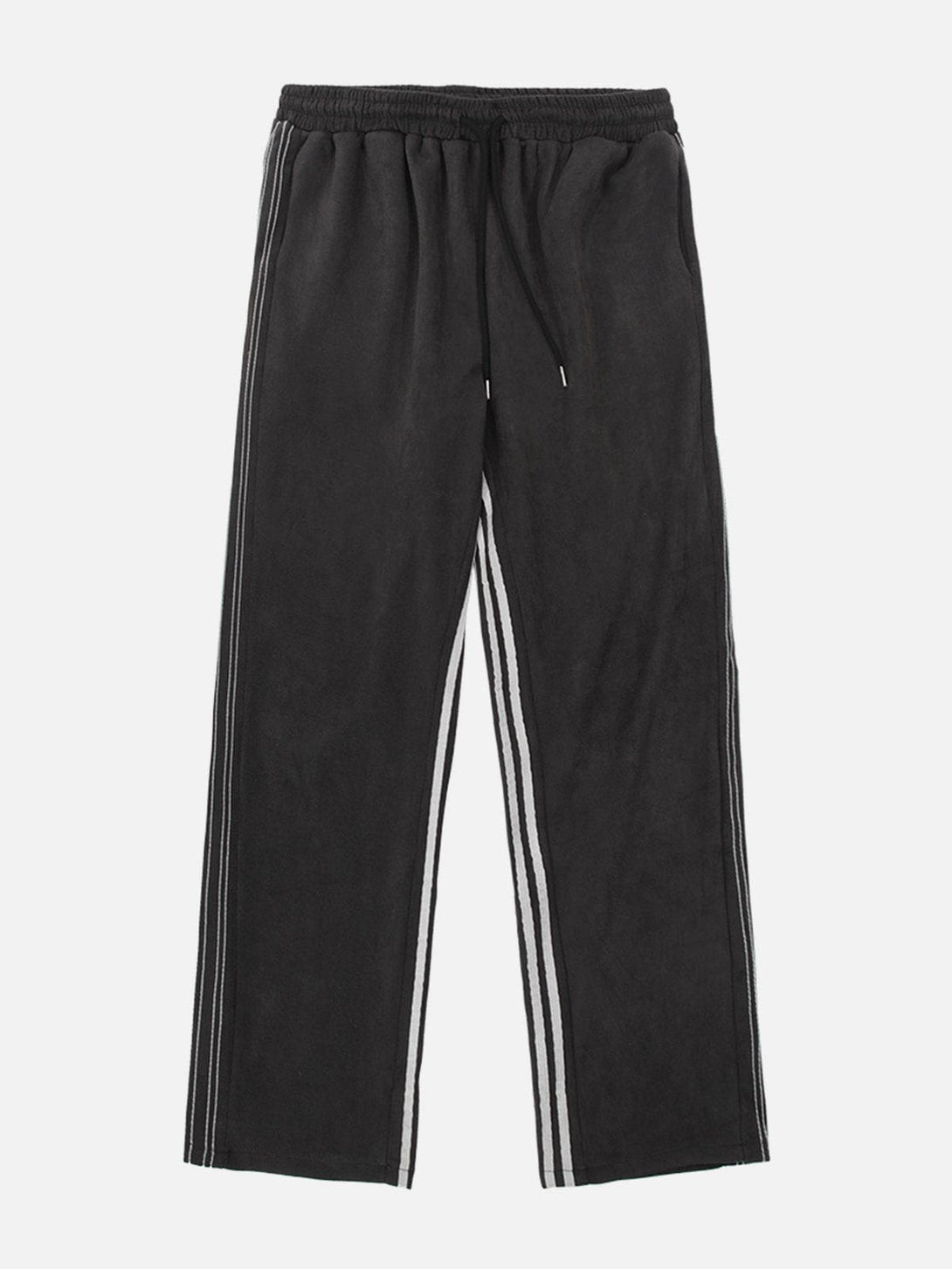 Helmiss - Striped High Waist Sweatpants- Streetwear Fashion - helmiss.com