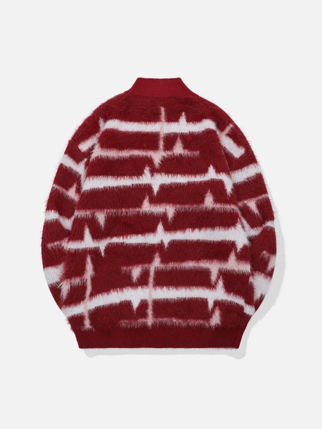 Helmiss - Striped Metal Trim Sweater- Streetwear Fashion - helmiss.com