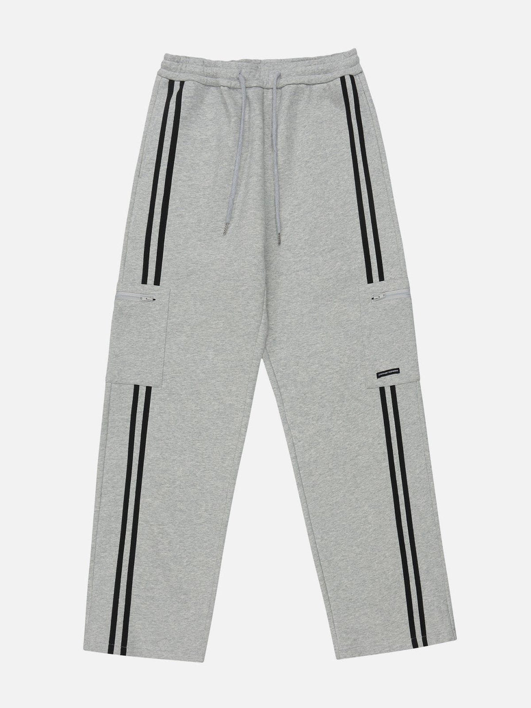 Helmiss - Striped Side Pockets Sweatpants- Streetwear Fashion - helmiss.com