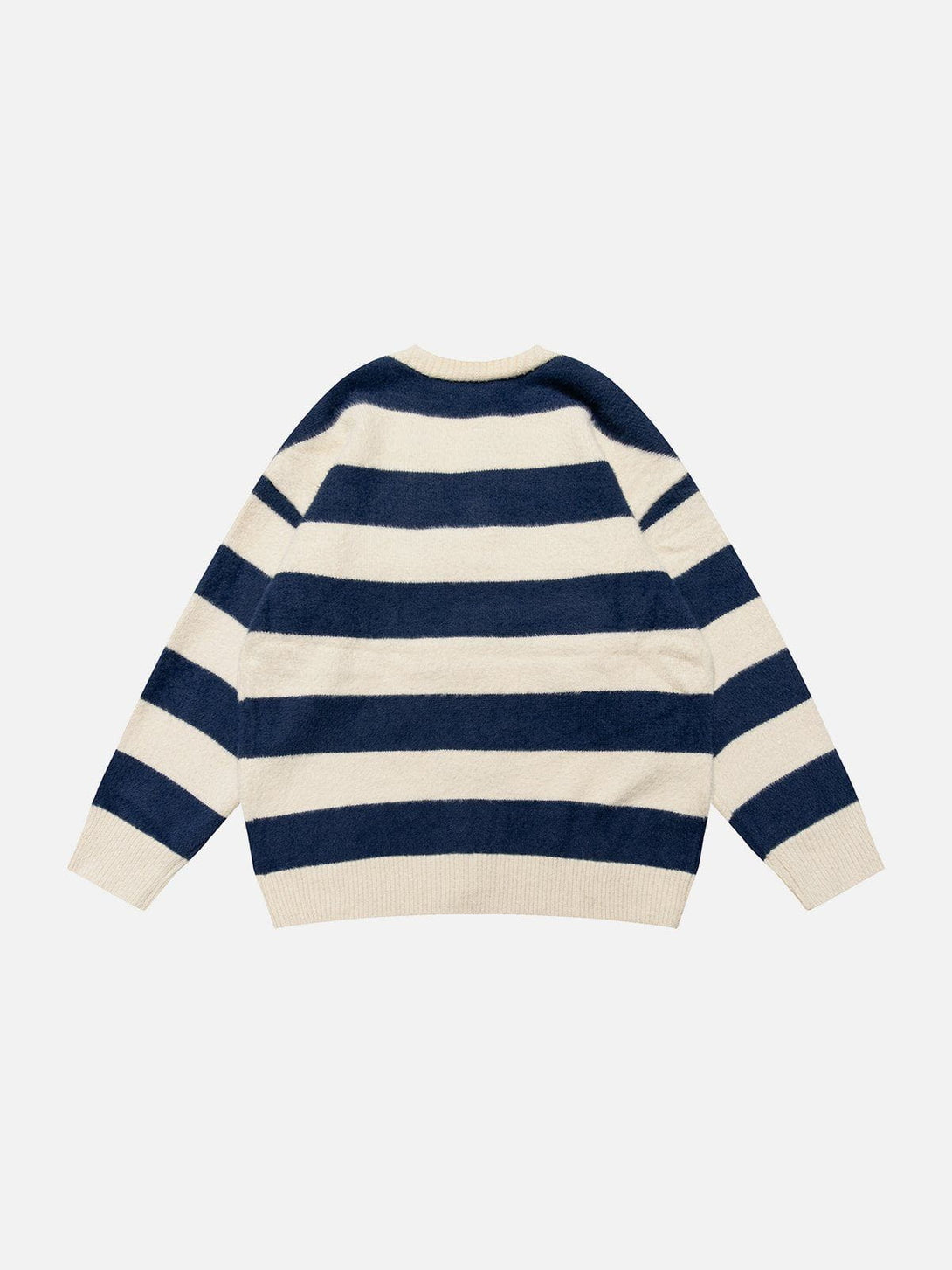 Helmiss - Stripes Mohair Cardigan- Streetwear Fashion - helmiss.com