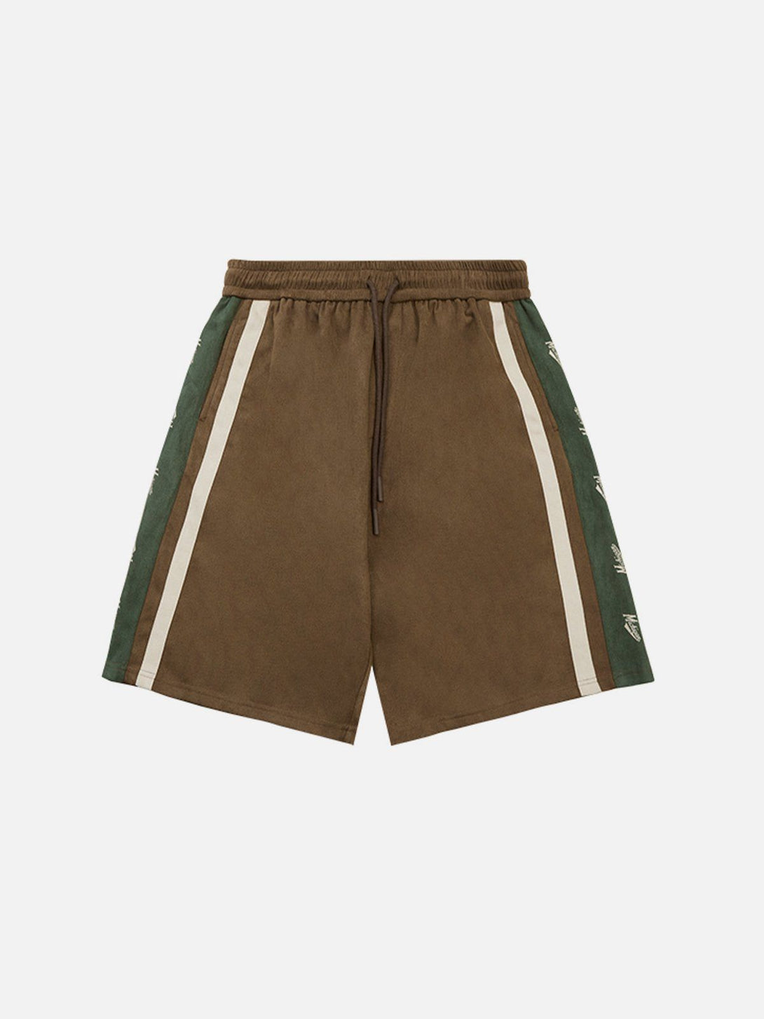 Helmiss - Suede Side Stripes Shorts- Streetwear Fashion - helmiss.com