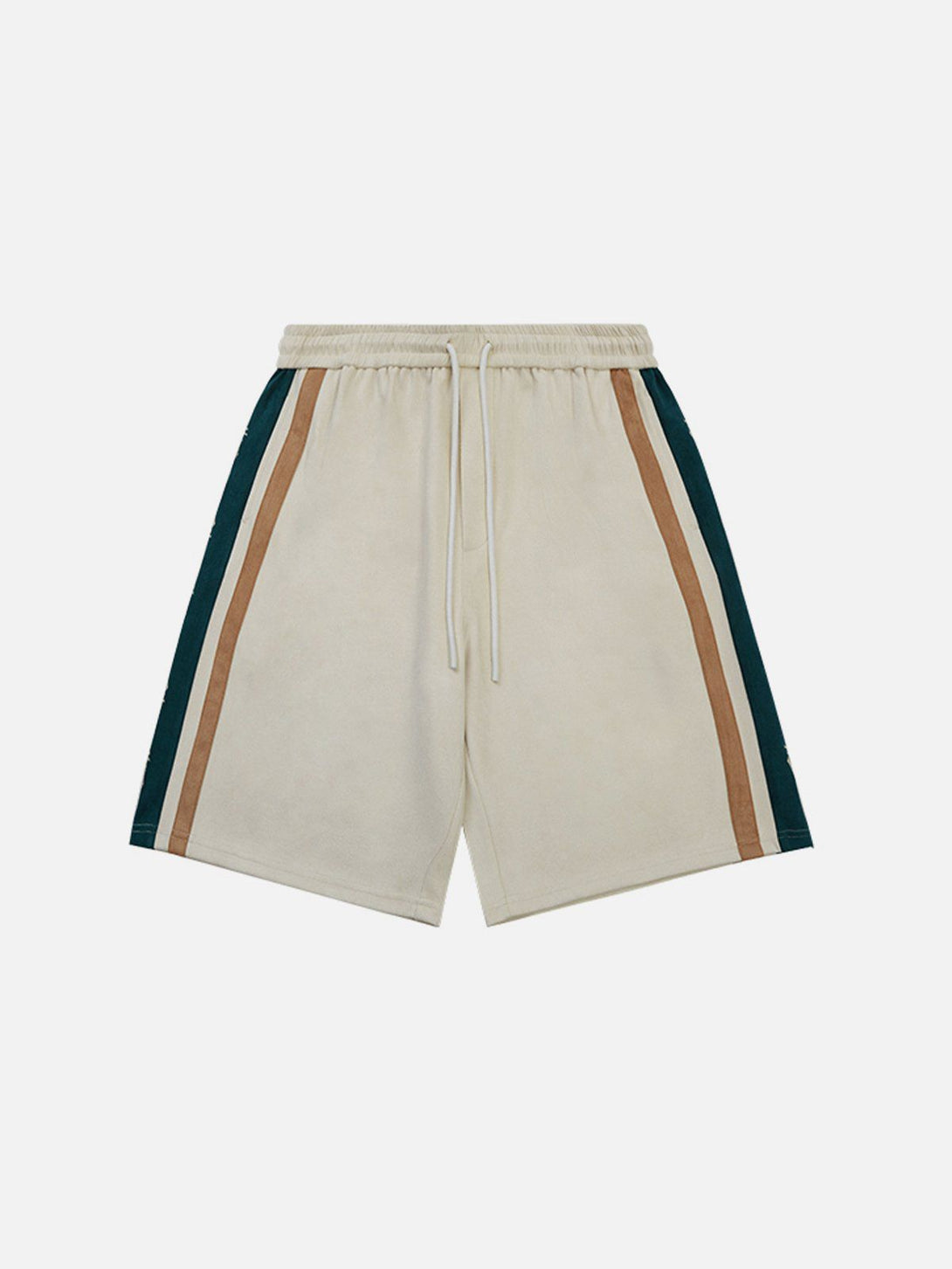 Helmiss - Suede Side Stripes Shorts- Streetwear Fashion - helmiss.com