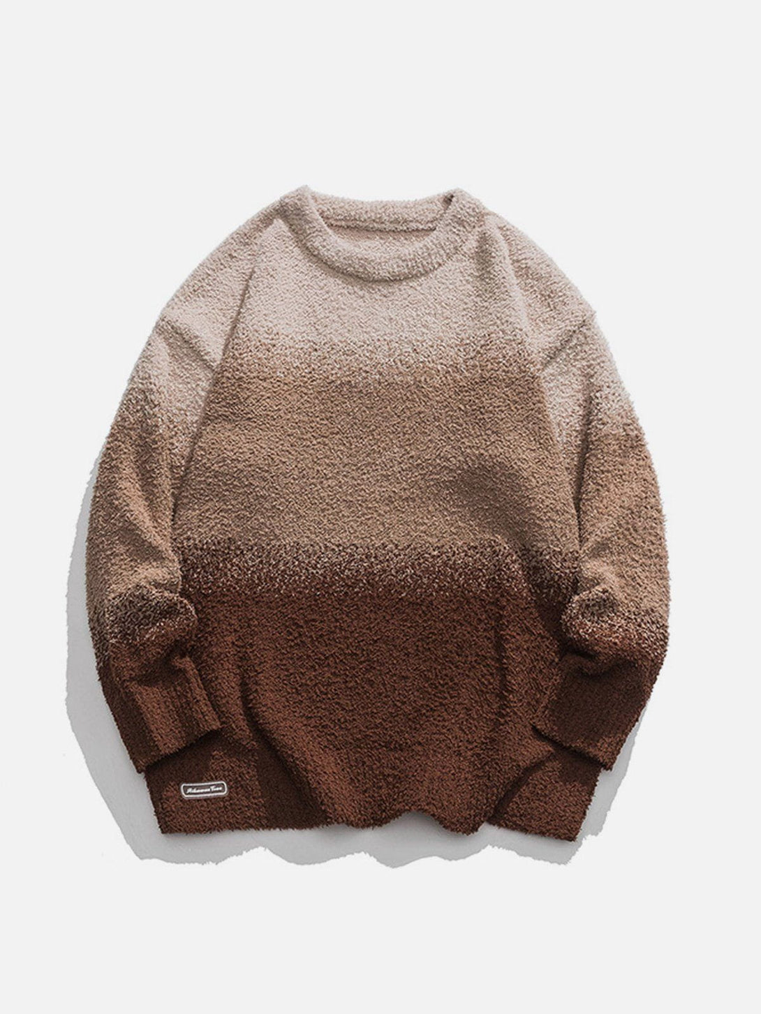 Helmiss - Three Colour Gradients Soft Sweater- Streetwear Fashion - helmiss.com