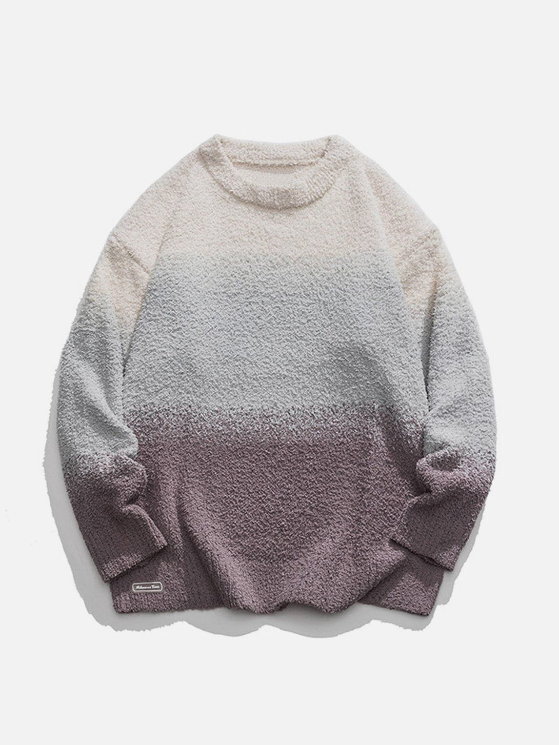 Helmiss - Three Colour Gradients Soft Sweater- Streetwear Fashion - helmiss.com