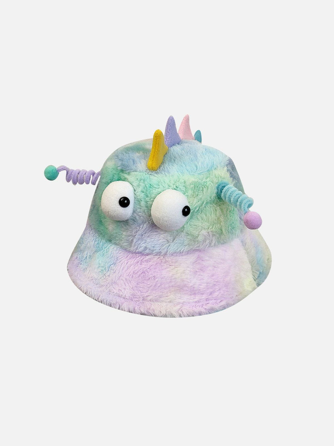 Helmiss - Tie Dye Gradient Plush Cartoon Hat- Streetwear Fashion - helmiss.com