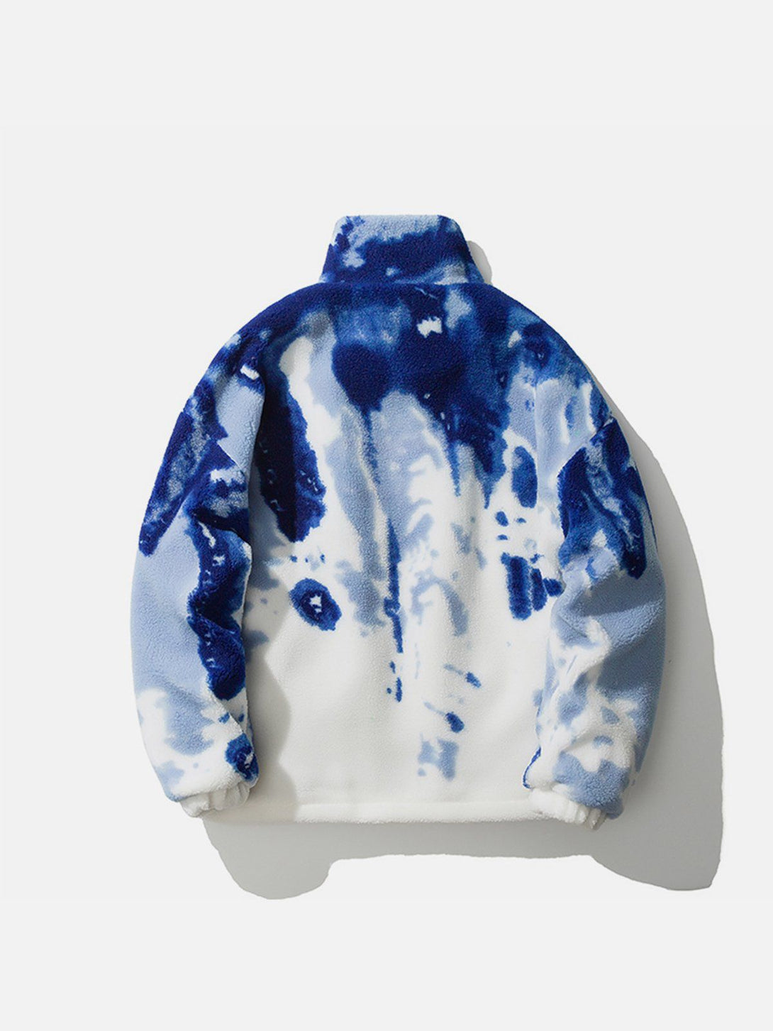 Helmiss - Tie Dye Sherpa Coat- Streetwear Fashion - helmiss.com