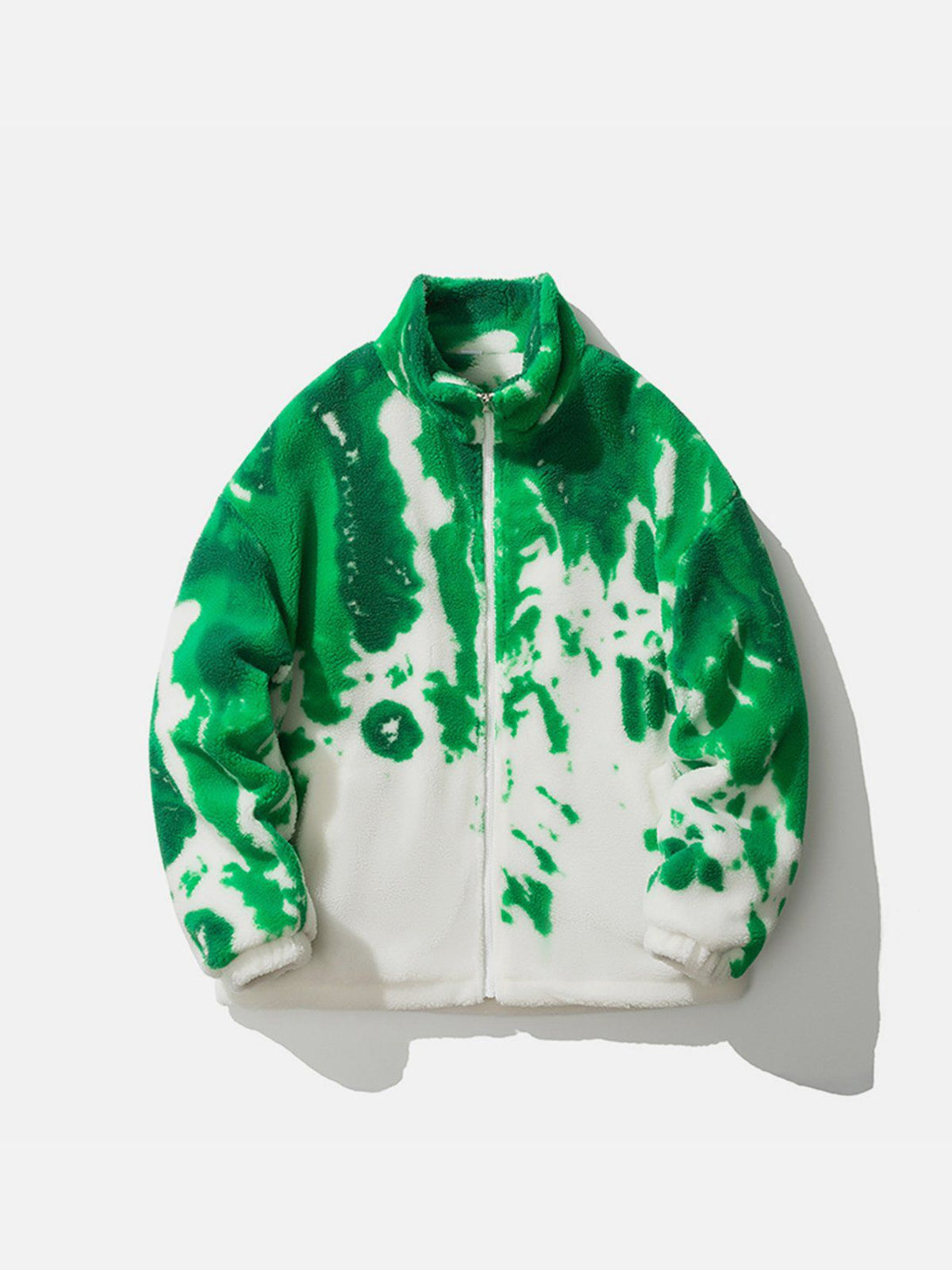 Helmiss - Tie Dye Sherpa Coat- Streetwear Fashion - helmiss.com