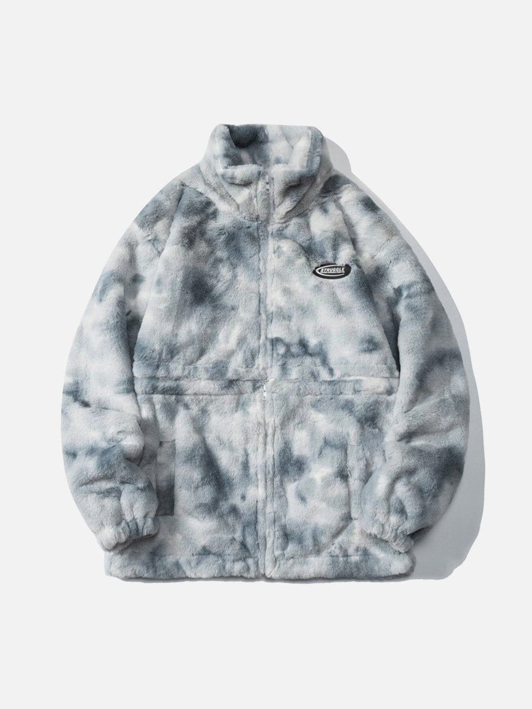 Helmiss - Tie-Dye Two-Wear Sherpa Suit- Streetwear Fashion - helmiss.com