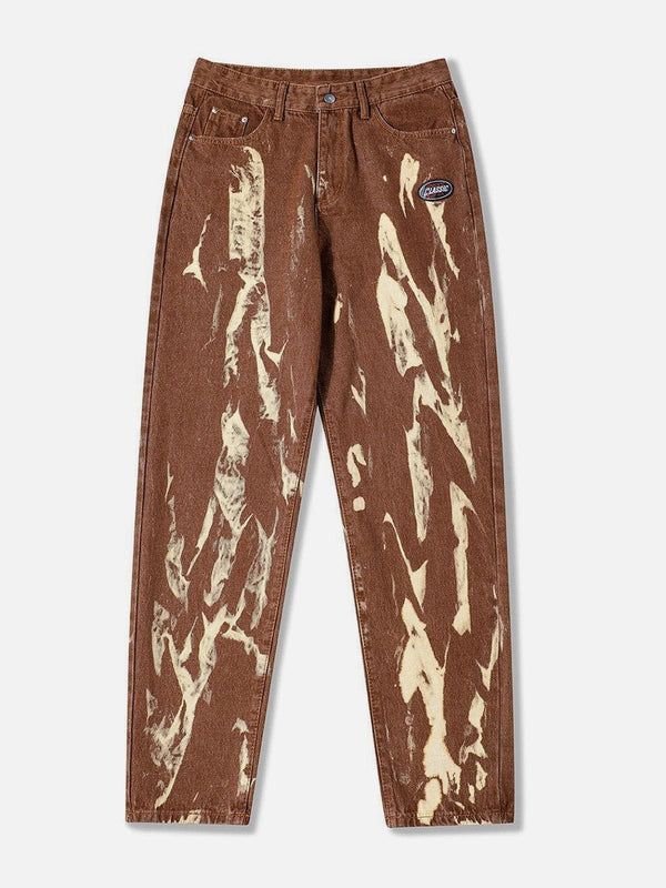 Helmiss - Tie Dye Washed Pants- Streetwear Fashion - helmiss.com