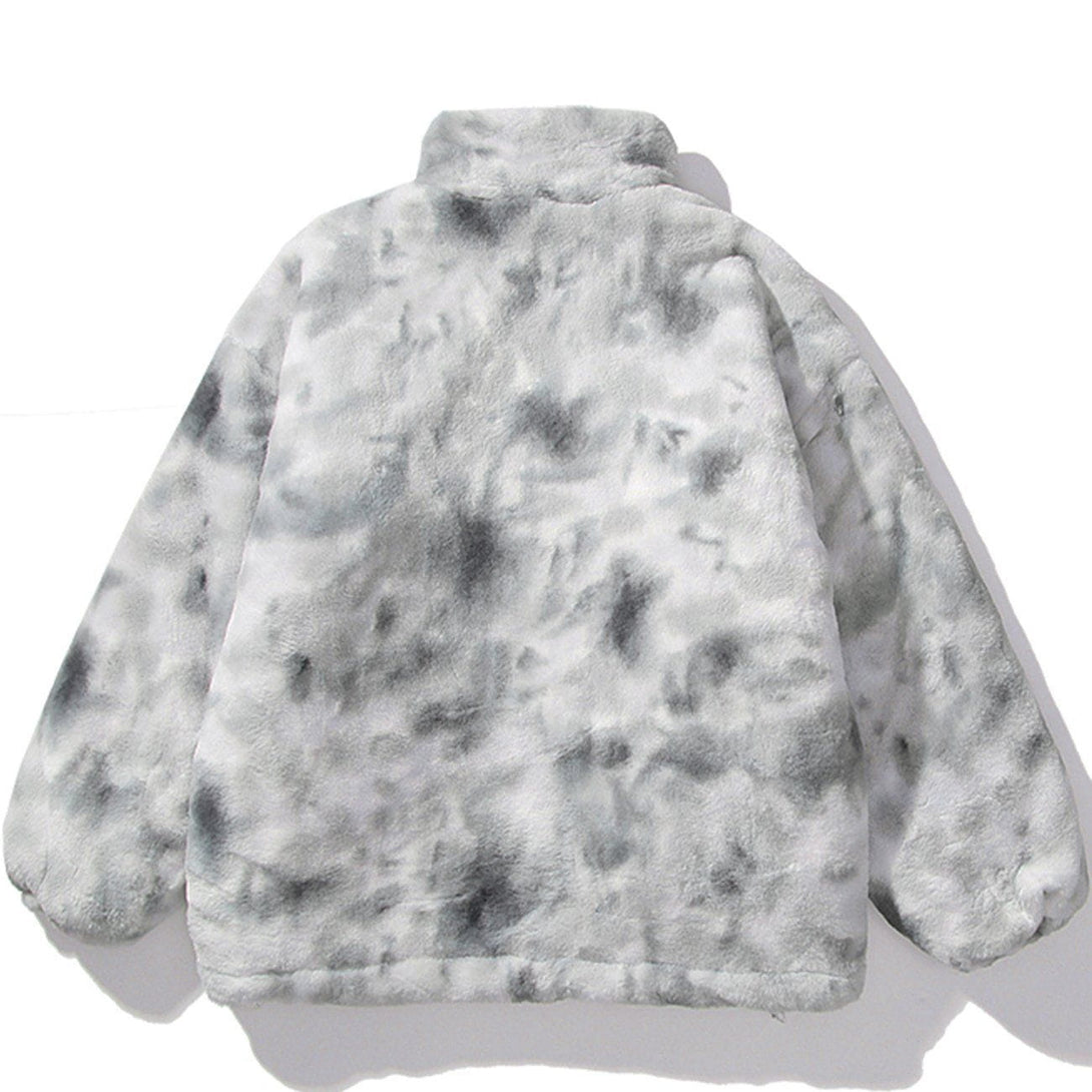 Helmiss - Tie Dye Winter Coat- Streetwear Fashion - helmiss.com