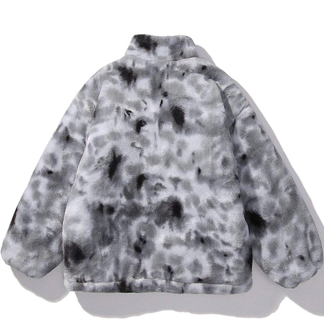 Helmiss - Tie Dye Winter Coat- Streetwear Fashion - helmiss.com