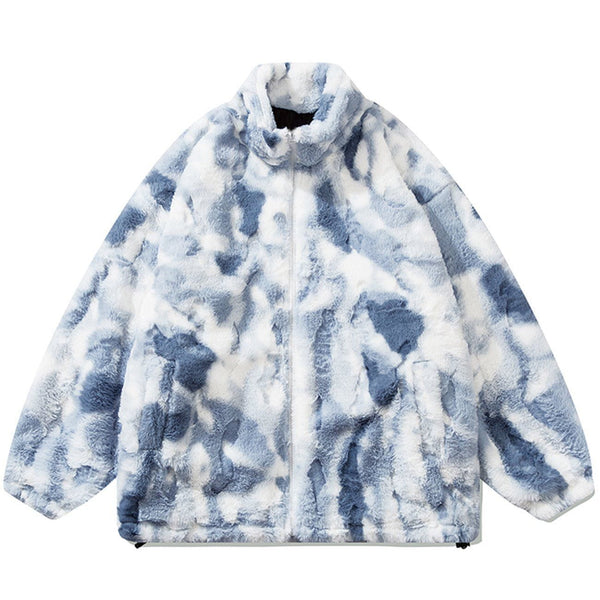 Helmiss - Tie Dye Winter Coat- Streetwear Fashion - helmiss.com