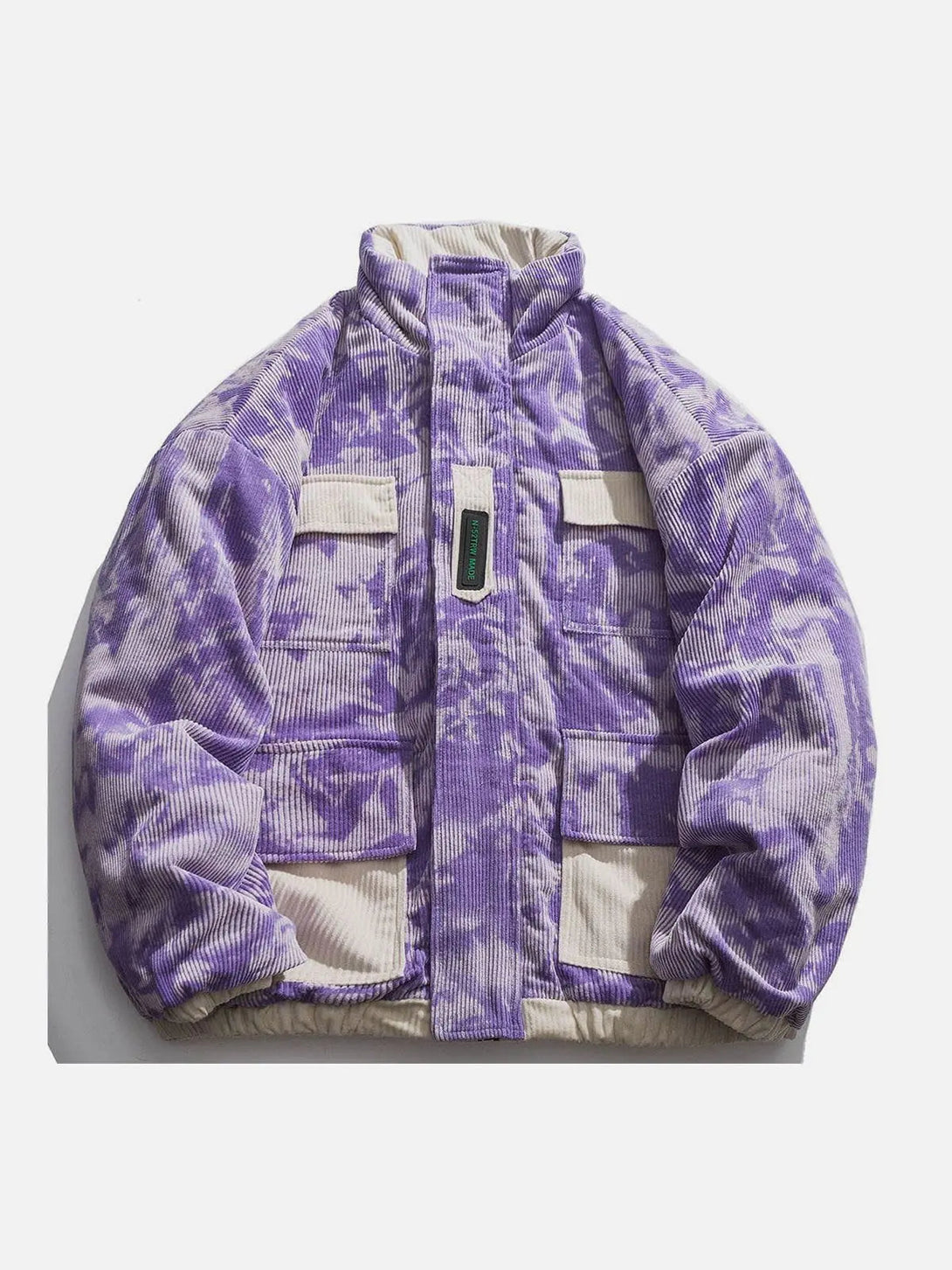 Helmiss - Tie-Dye Winter Coat- Streetwear Fashion - helmiss.com