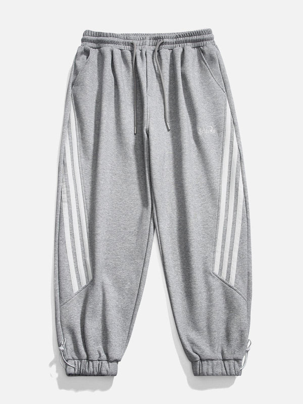 Helmiss - Tilt Stripe Sweatpants- Streetwear Fashion - helmiss.com