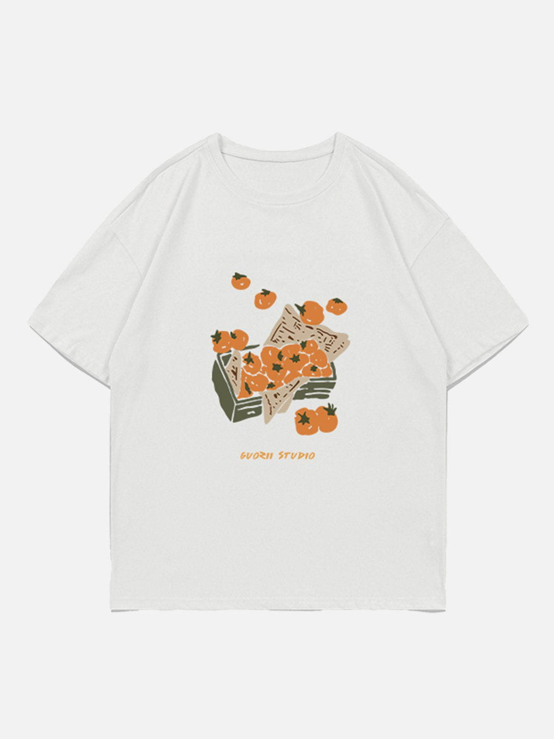 Helmiss - Tomatoes Print Tee- Streetwear Fashion - helmiss.com