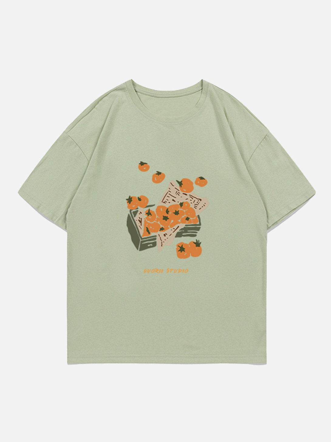 Helmiss - Tomatoes Print Tee- Streetwear Fashion - helmiss.com