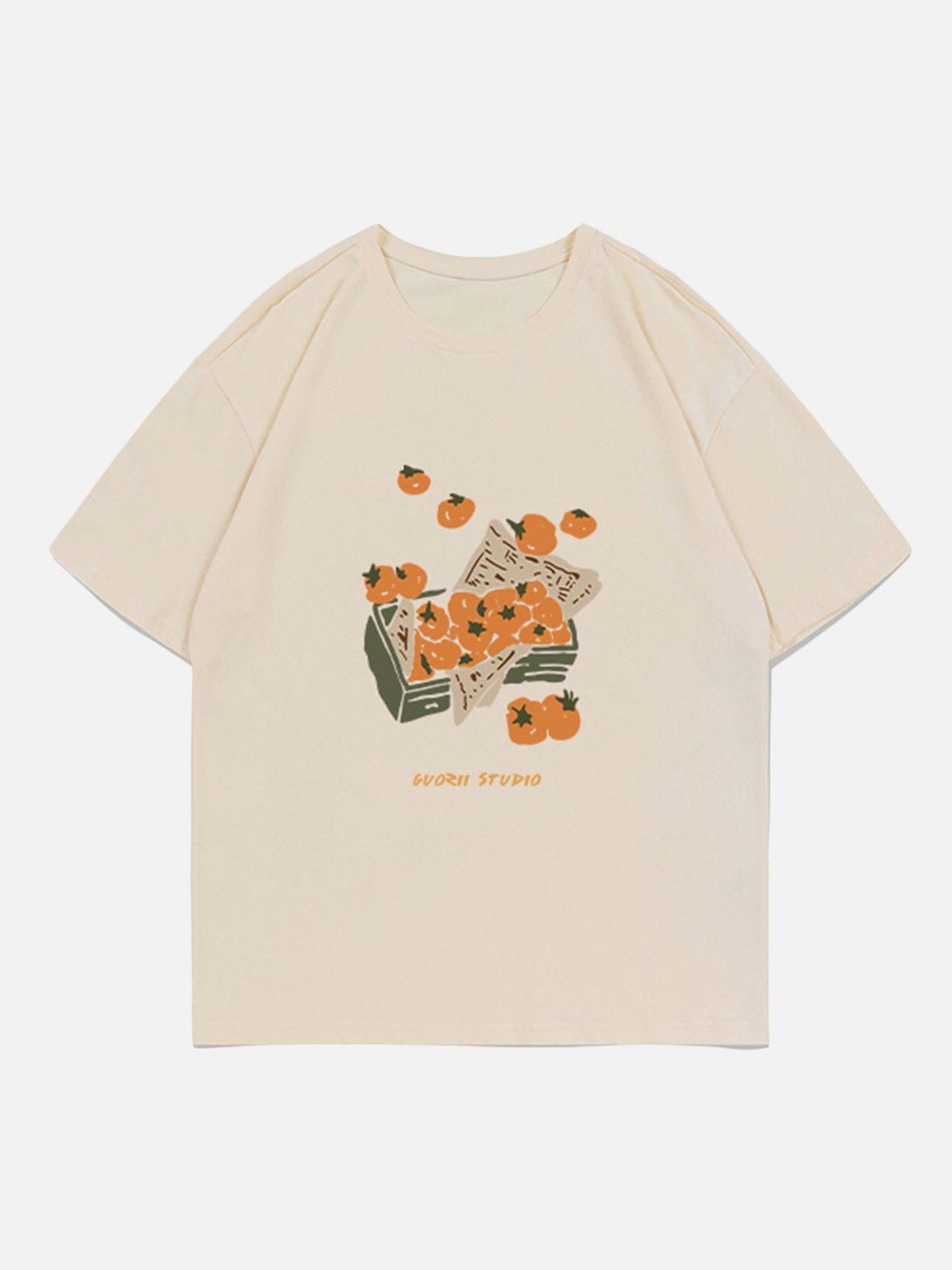 Helmiss - Tomatoes Print Tee- Streetwear Fashion - helmiss.com