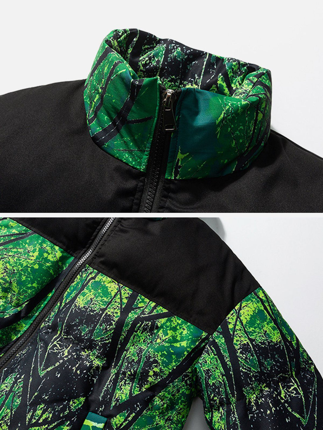 Helmiss - Tree Pattern Winter Coat- Streetwear Fashion - helmiss.com