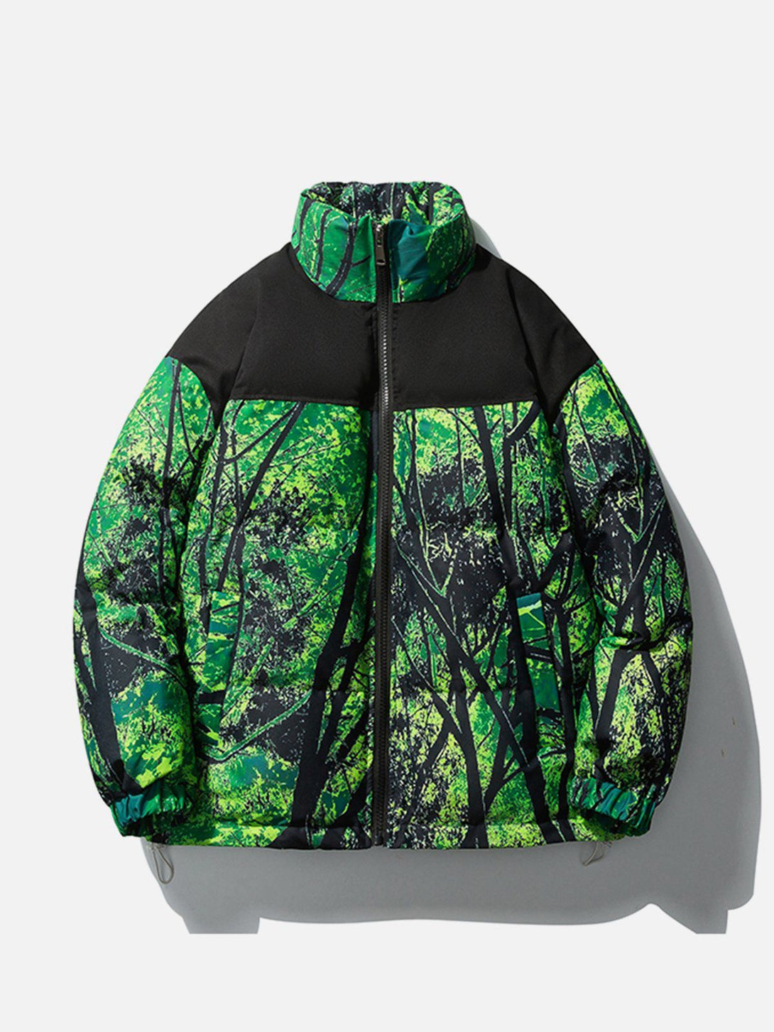 Helmiss - Tree Pattern Winter Coat- Streetwear Fashion - helmiss.com