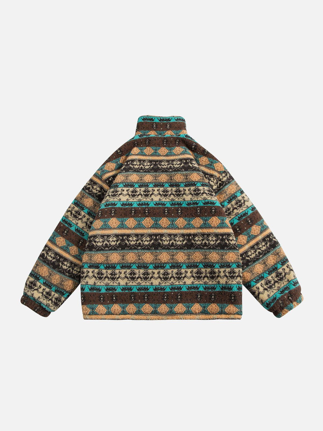 Helmiss - Tribal Vintage Pattern Winter Coat- Streetwear Fashion - helmiss.com