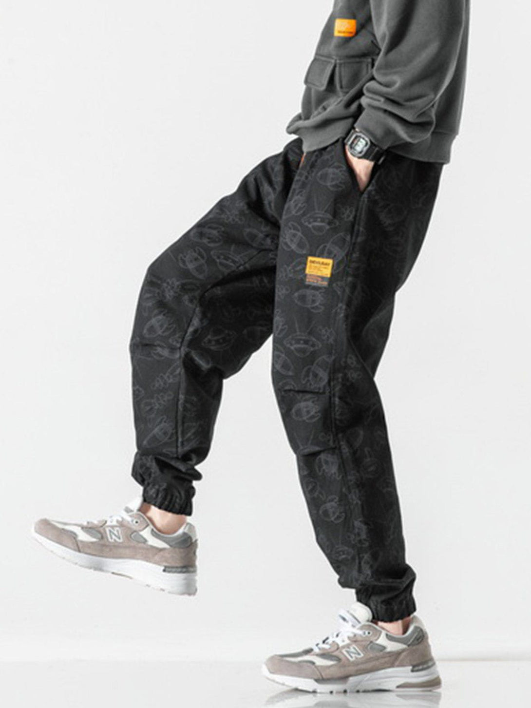 Helmiss - UFO Pattern Pants- Streetwear Fashion - helmiss.com