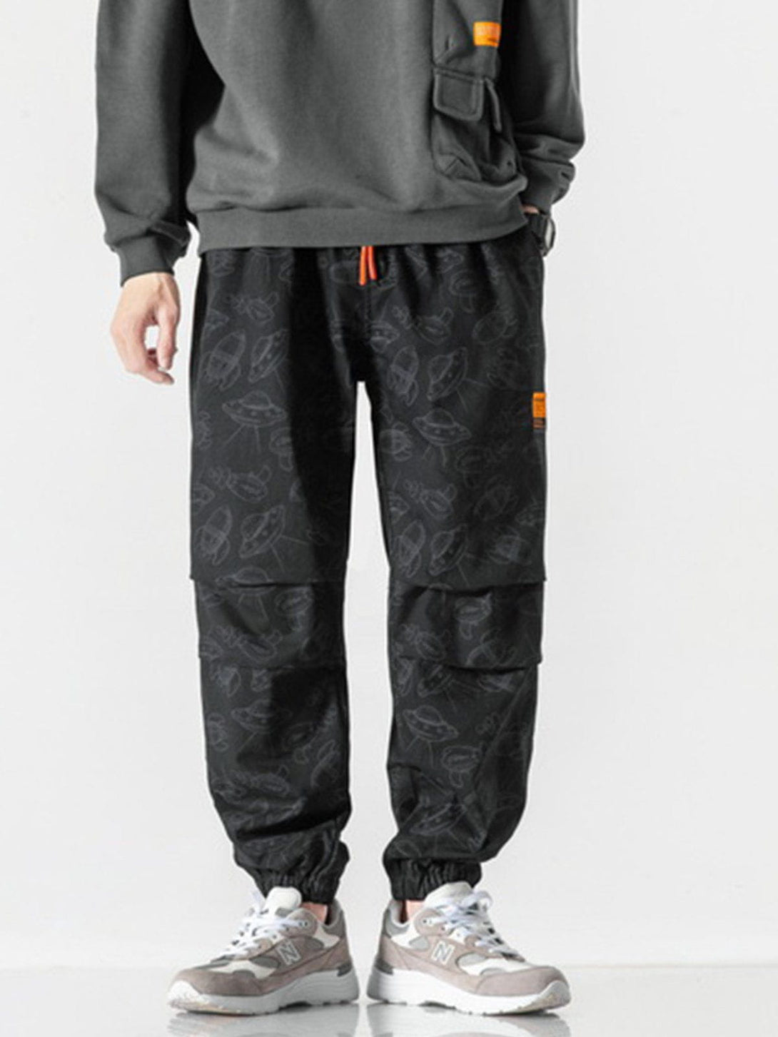 Helmiss - UFO Pattern Pants- Streetwear Fashion - helmiss.com