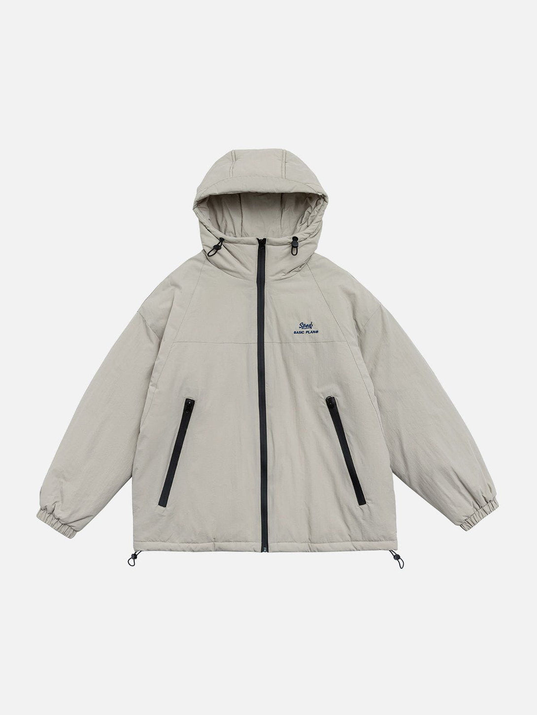 Helmiss - Vintage Drawstring Anorak- Streetwear Fashion - helmiss.com