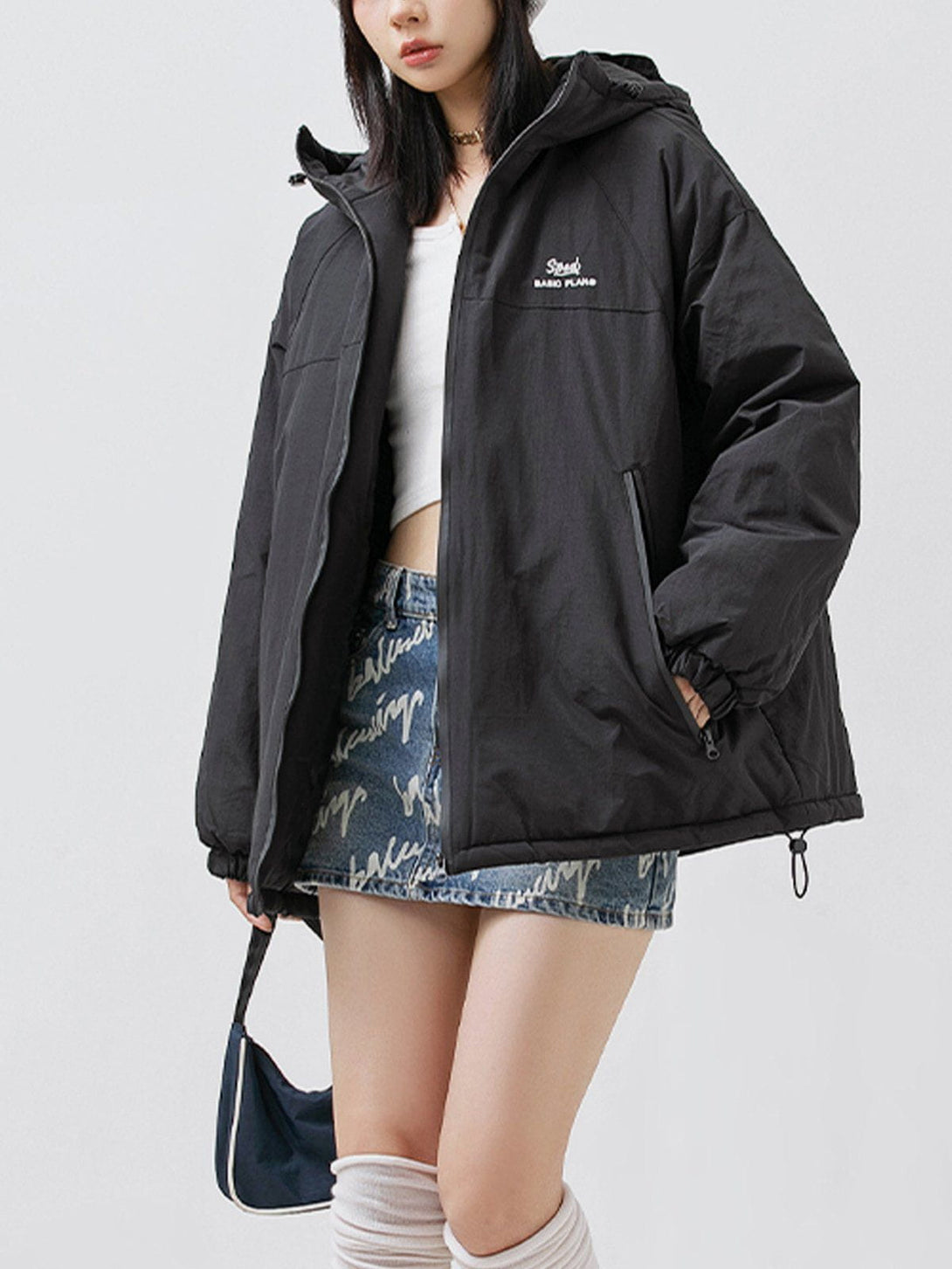 Helmiss - Vintage Drawstring Anorak- Streetwear Fashion - helmiss.com