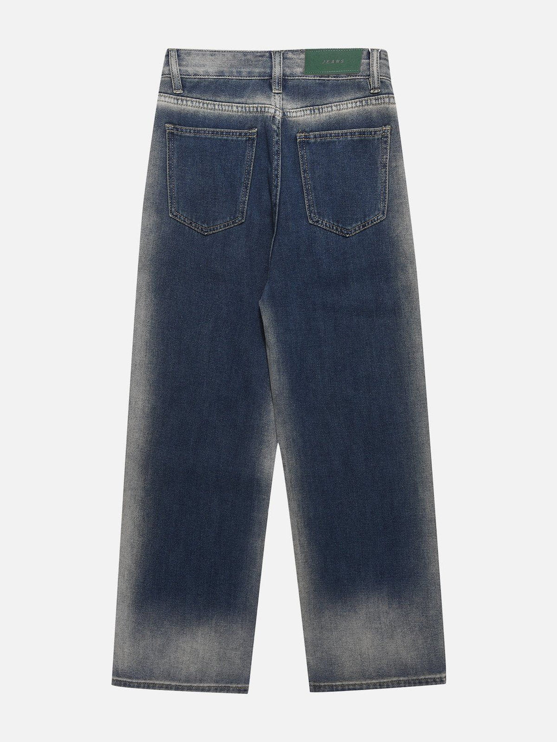 Helmiss - Vintage Gradient Wash Jeans- Streetwear Fashion - helmiss.com