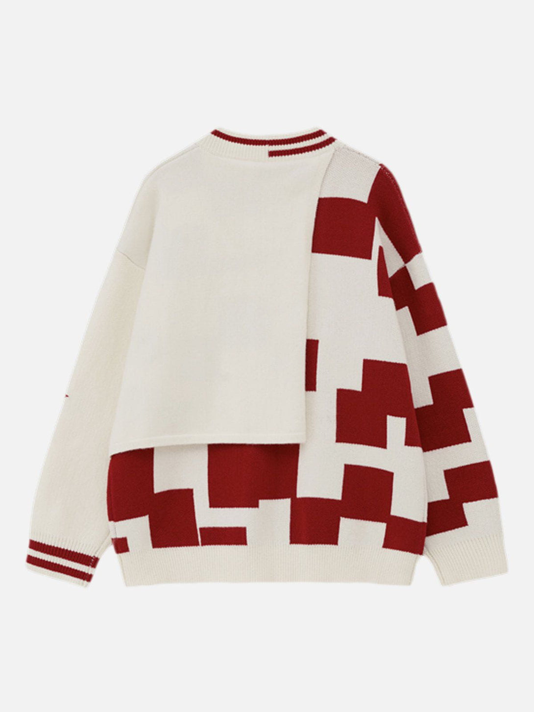 Helmiss - Vintage Letter Embroidery Sweater- Streetwear Fashion - helmiss.com