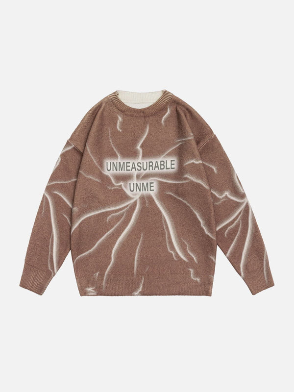 Helmiss - Vintage Line Design Sweater- Streetwear Fashion - helmiss.com