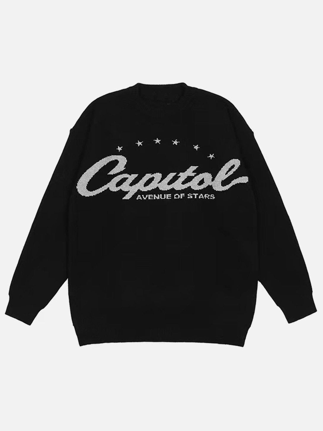 Helmiss - Vintage Pullover Sweater- Streetwear Fashion - helmiss.com